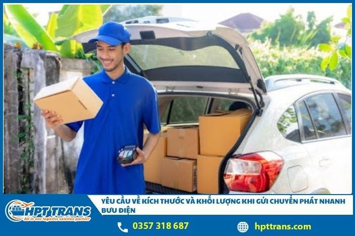 Yêu cầu về kích thước và khối lượng